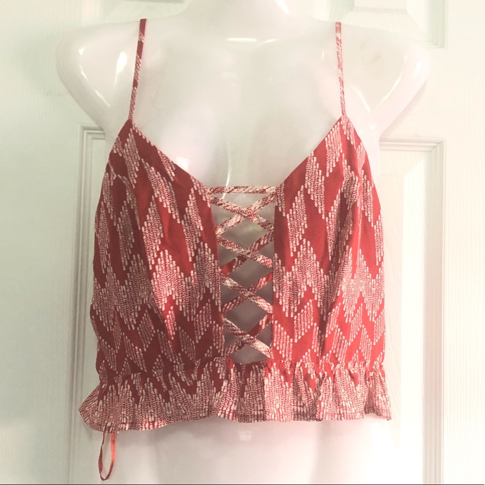 HOMMAGE FROM LA: spaghetti strap crop top